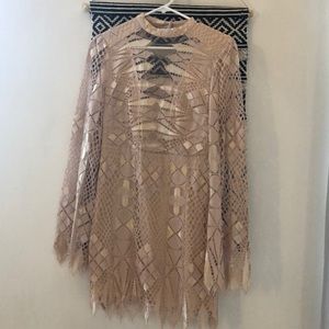 Free People lace mini shift